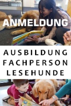 Anmeldung Ausbildung Fachperson Lesehunde
