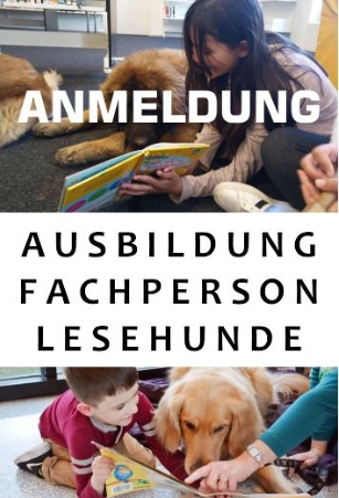 Anmeldung Ausbildung Fachperson Lesehunde